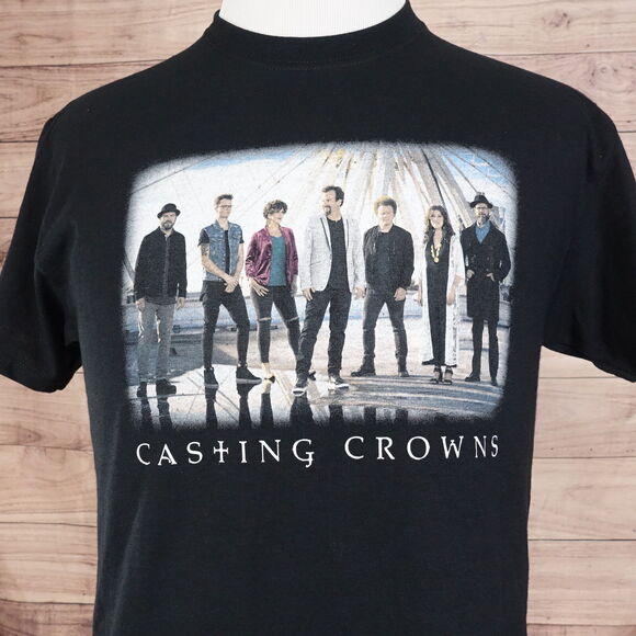 CASTING CROWNS ONLY JESUS TOUR 2019 CHRISTIAN ROCK T-SHIRT SIZE M - Picture 1 of 5